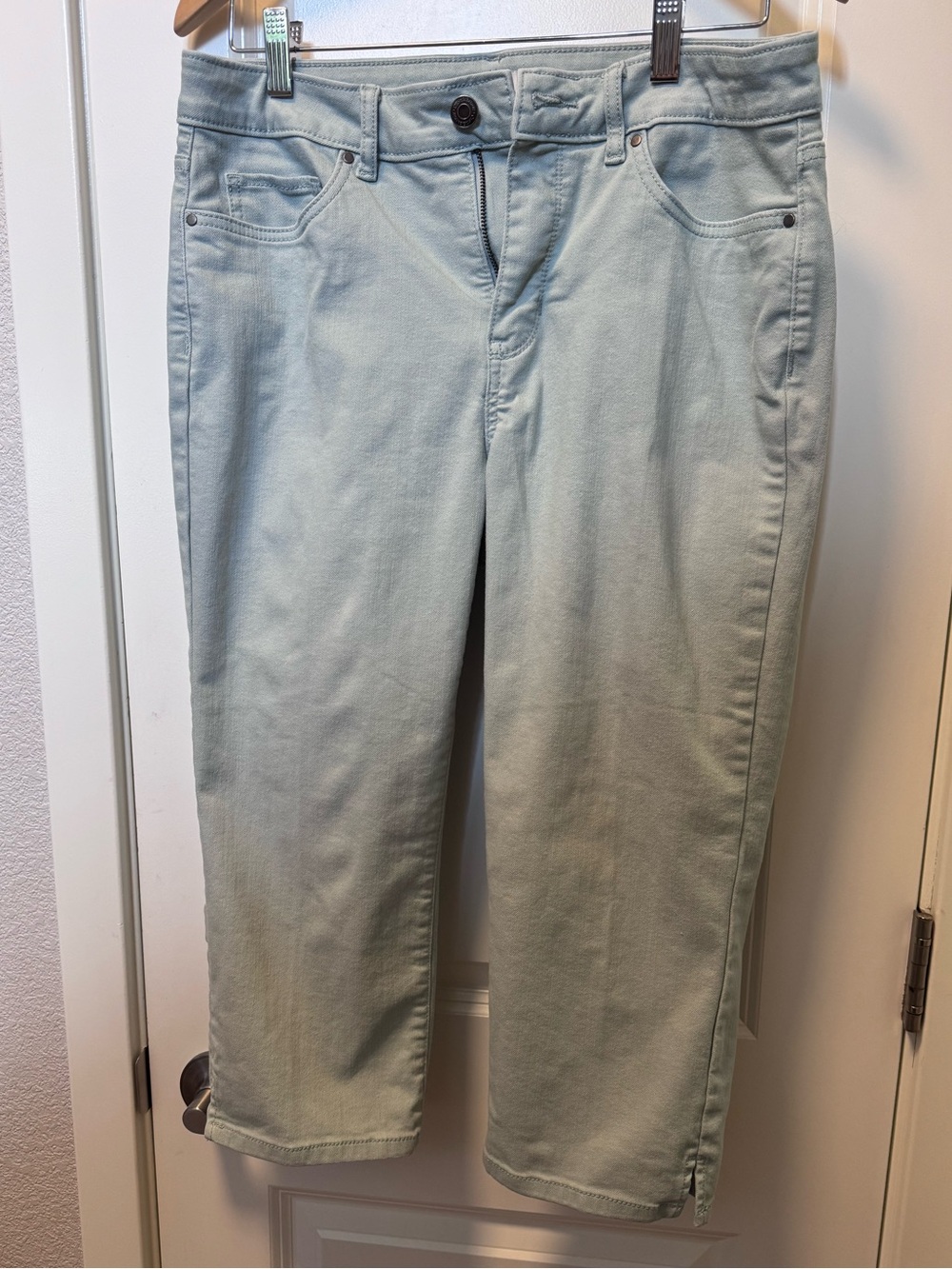 croft & barrow Light Mint Green Cropped Jeans